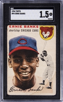 1954 Topps #94 Ernie Banks Rookie Card - SGC FR 1.5
